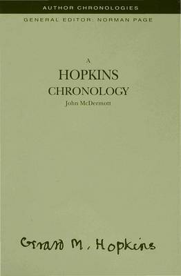 A Hopkins Chronology by J McDermott image
