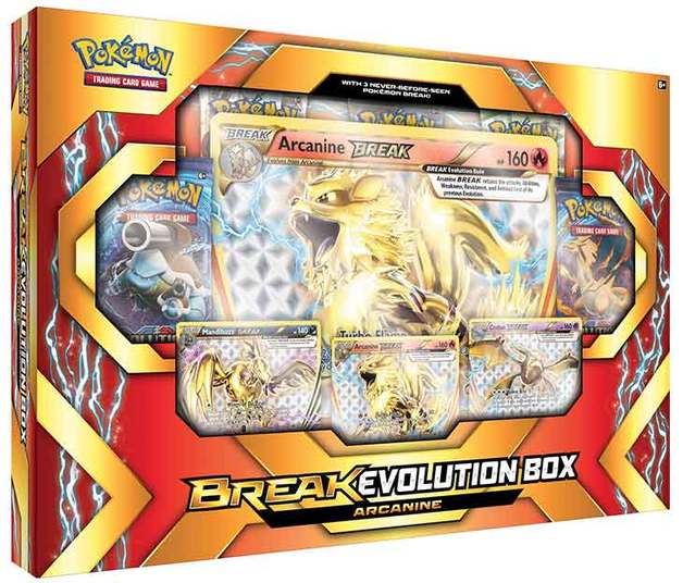 Pokemon TCG Break Evolution Box Featuring Arcanine | at Mighty Ape Australia