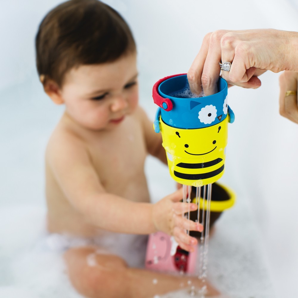 Skip Hop: Zoo Bath Stack & Pour Buckets image