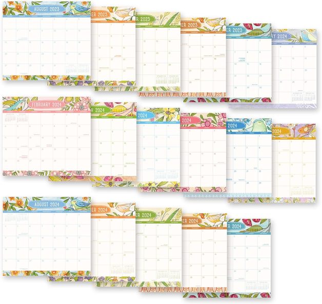 Buy orange circle studio magnetic monthly pad 2024 where love grows