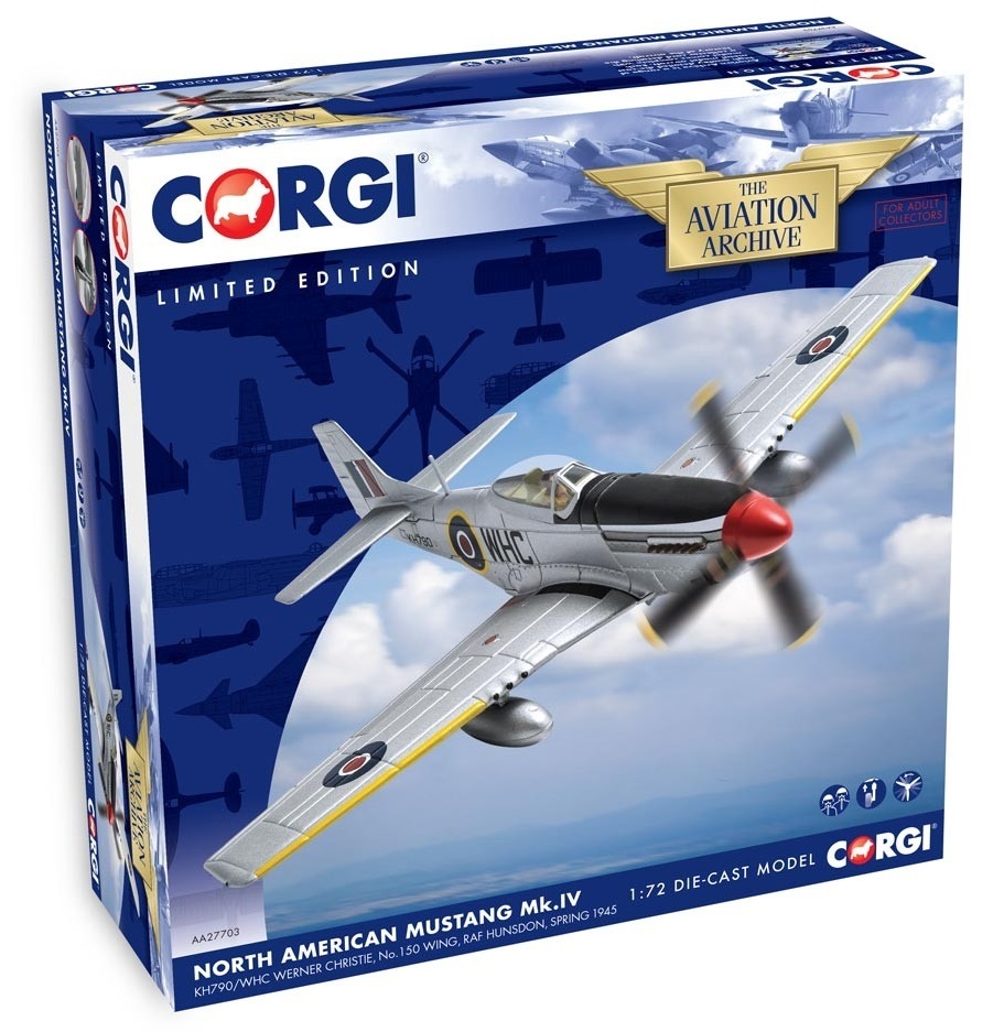 Corgi: 1/72 North American Mustang Mk.IV - Diecast Model image