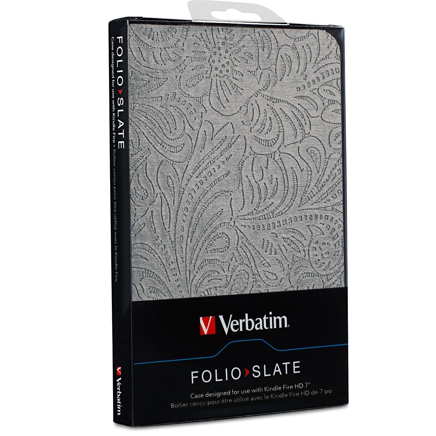 Verbatim Folio Case for Kindle Fire HD 7" - Slate Silver