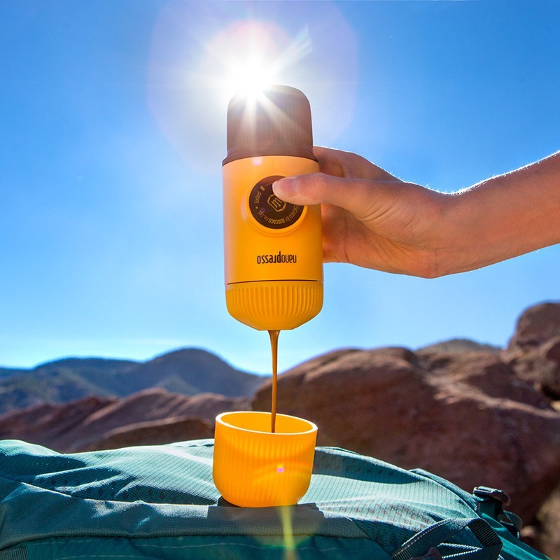Nanopresso Portable Espresso Maker Yellow at Mighty Ape NZ