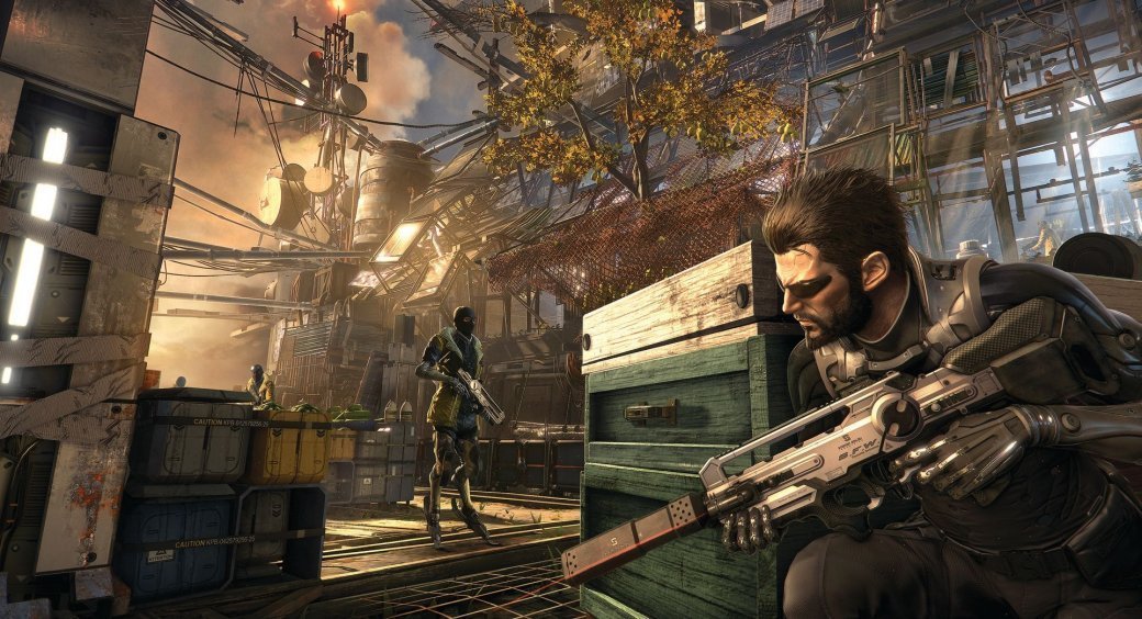 Deus Ex Mankind Divided Day 1 Edition Ps4 Buy Now At Mighty Ape Australia