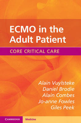 ECMO in the Adult Patient by Alain Vuylsteke image