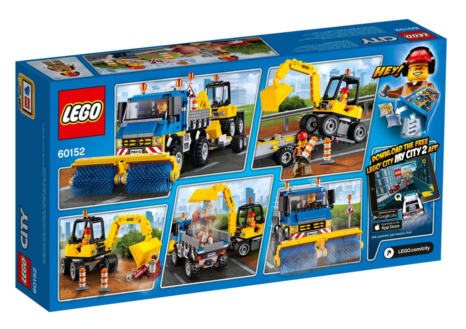 LEGO City: Sweeper & Excavator (60152)