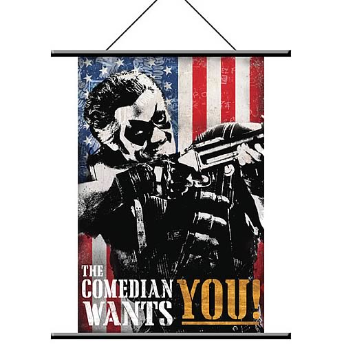 Watchmen Comedian Pop Art Wall Scroll image