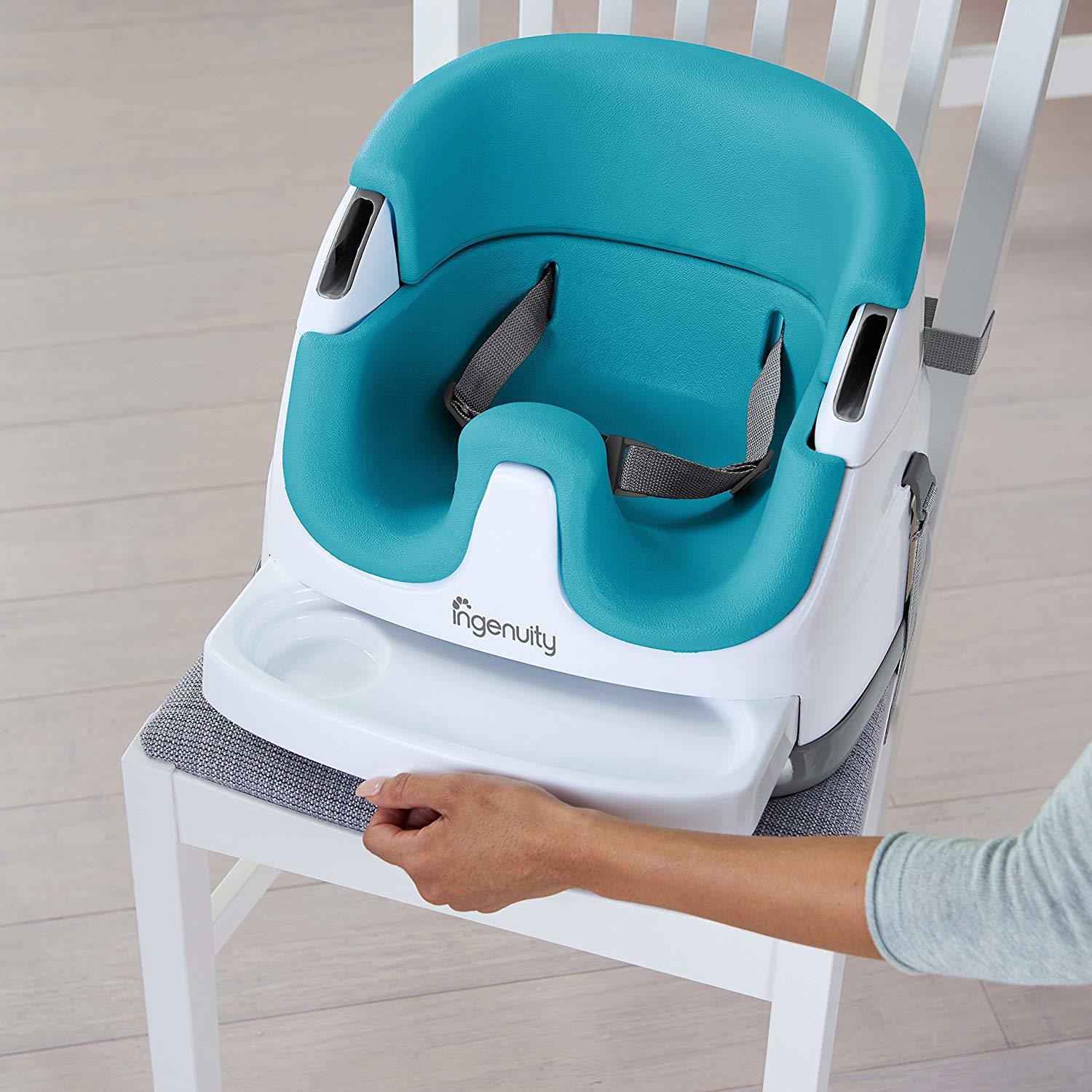 Ingenuity: Baby Base 2-in-1 Seat - Peacock Blue image