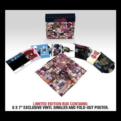 The Singles Collection 2001 - 2011 7” Box Set on Vinyl by Gorillaz