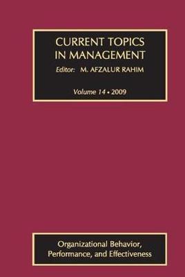 Current Topics in Management: v. 14 image