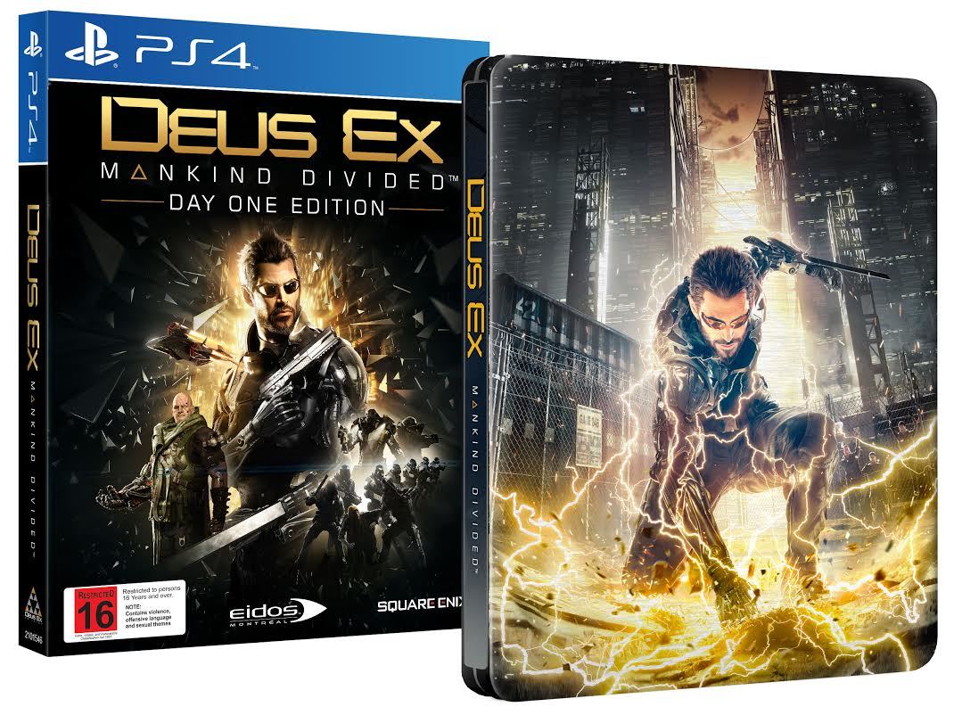 Deus Ex Mankind Divided – Édition Collector PS4, Neuf Sous Blister, Jeu En Français/anglais