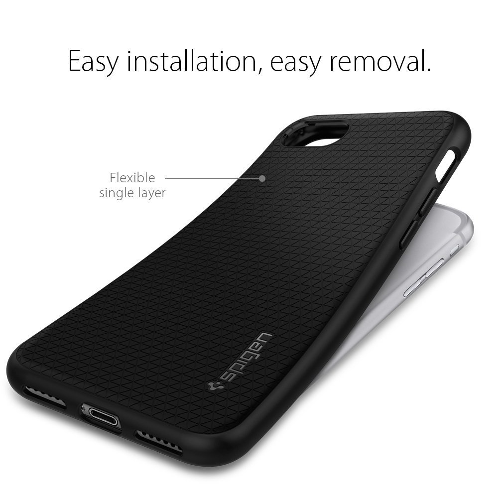 Spigen: iPhone 7 Plus - Liquid Armour Case (Black) image