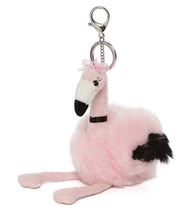 Gund: Flamingo - Plush Keychain (Large)