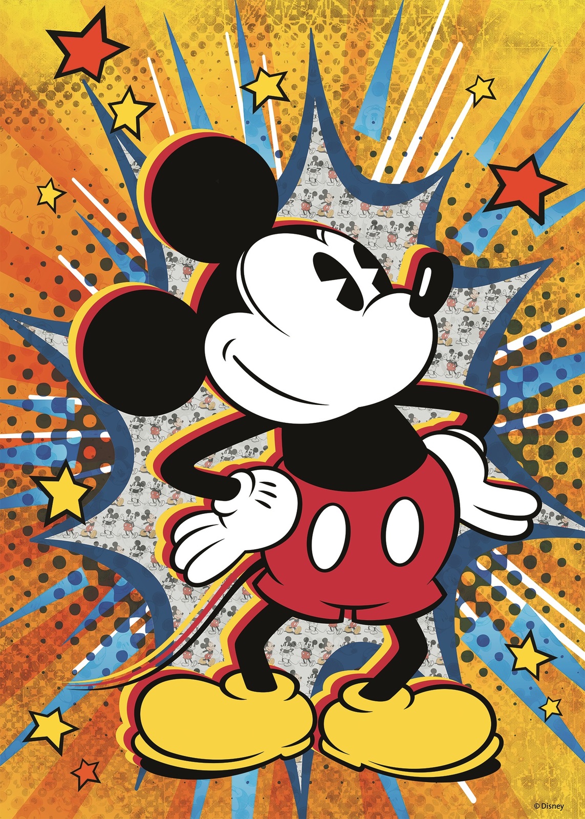 Ravensburger: 1,000 Piece Puzzle - Retro Mickey Mouse image