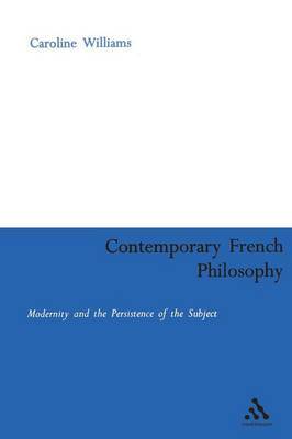 Contemporary French Philosophy by Caroline Williams image