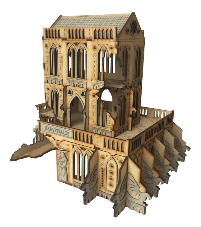 TTCombat: Tabletop Scenics - Gothic Ruined Servitialis image