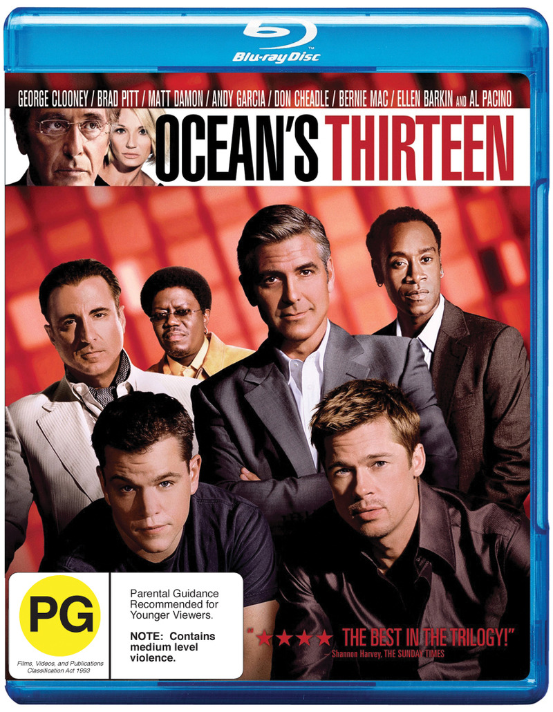 Ocean's Thirteen on Blu-ray