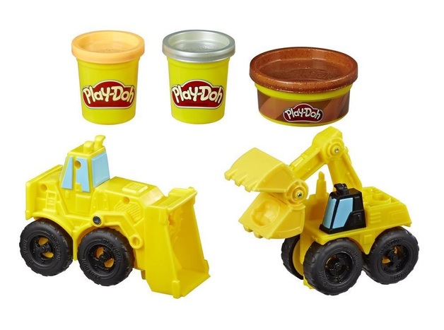 Buy Play-Doh: Wheels - Excavator & Loader at Mighty Ape Australia
