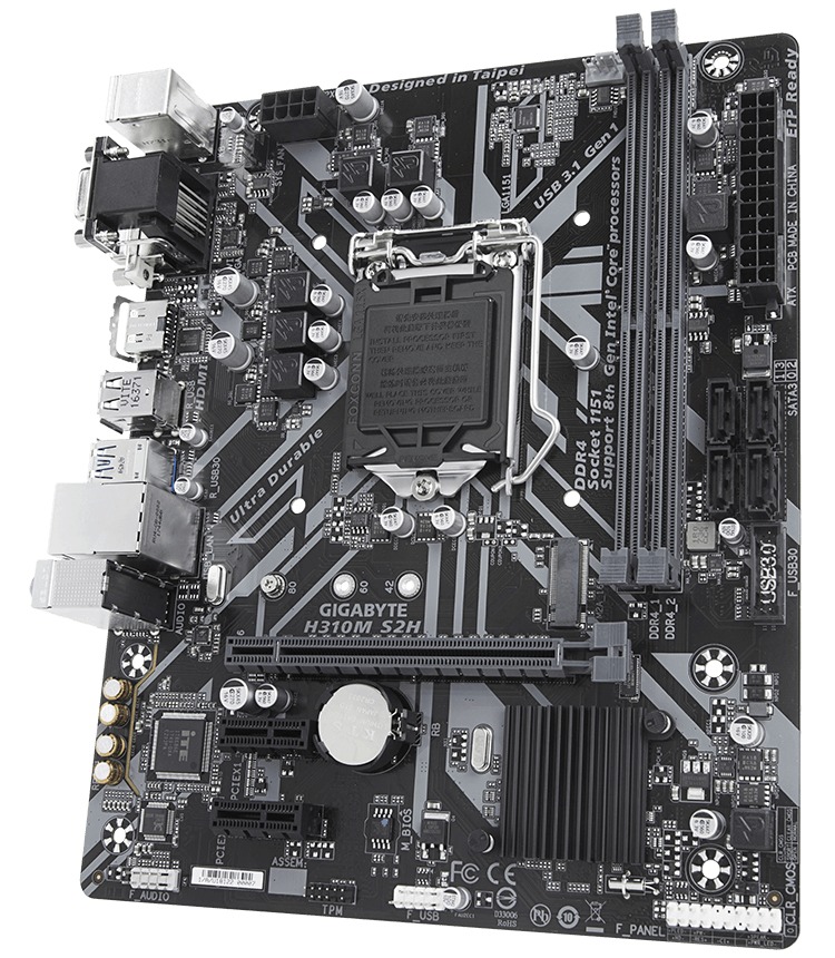 Gigabyte H310M S2H MATX Motherboard image