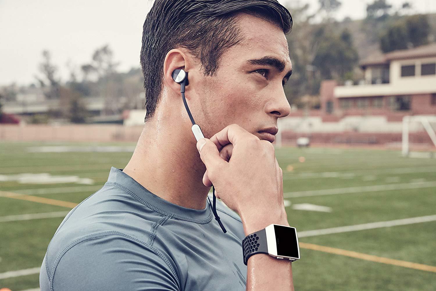 Fitbit Flyer Sports Headphone Earphone - Nightfall Blue image