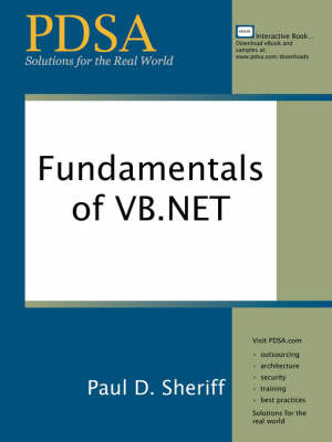 Fundamentals of VB.NET on Paperback by Paul D Sheriff