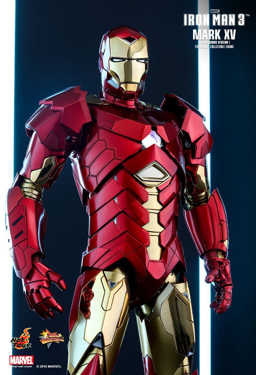 Iron Man 3: Mark XV Retro Armor - 1:6 Scale Figure image