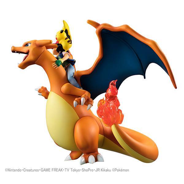 Pokemon: G.E.M. - Satoshi (Ash) & Pikachu & Charizard image