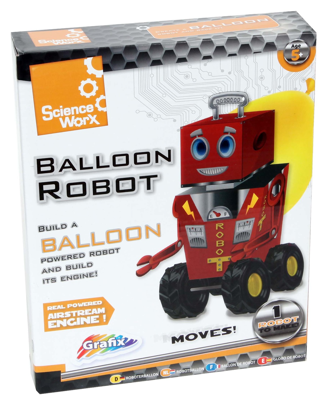 Buy Science Worx Balloon Robot Kit at Mighty Ape NZ