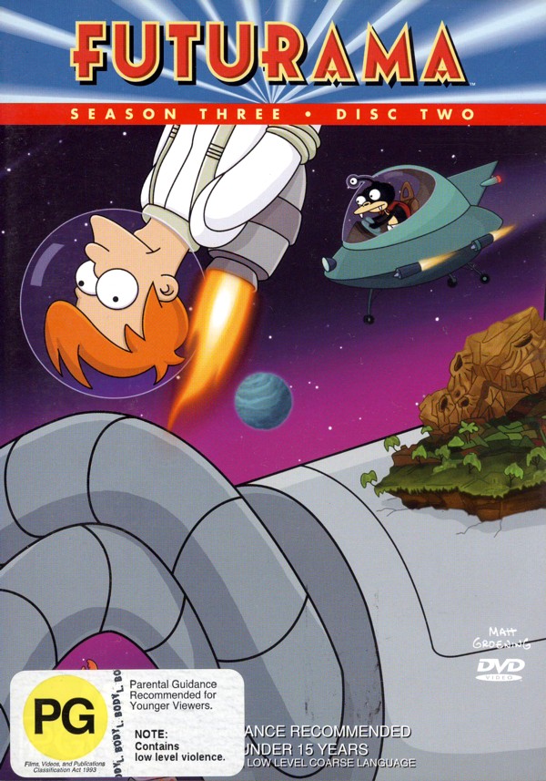 Futurama - Season 3 Disc 2 on DVD image