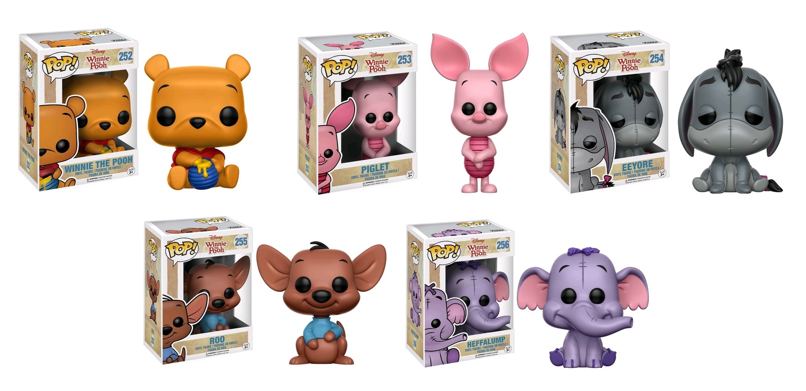 Winnie the Pooh Pop! Vinyl Bundle at Mighty Ape Australia