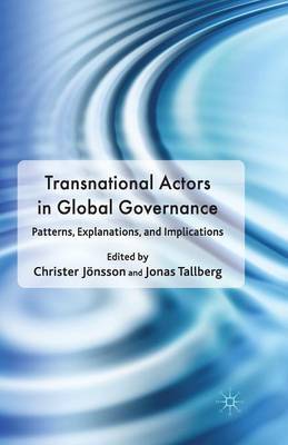 Transnational Actors in Global Governance by Christer Jonsson image
