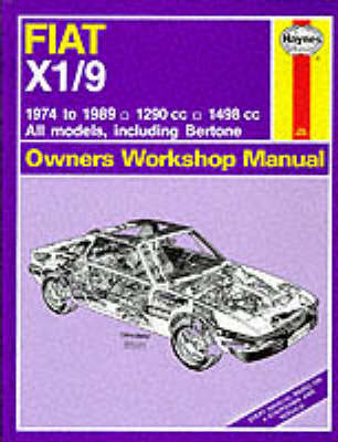 Fiat X1/9 1974-89 Owner's Workshop Manual by J.H. Haynes image