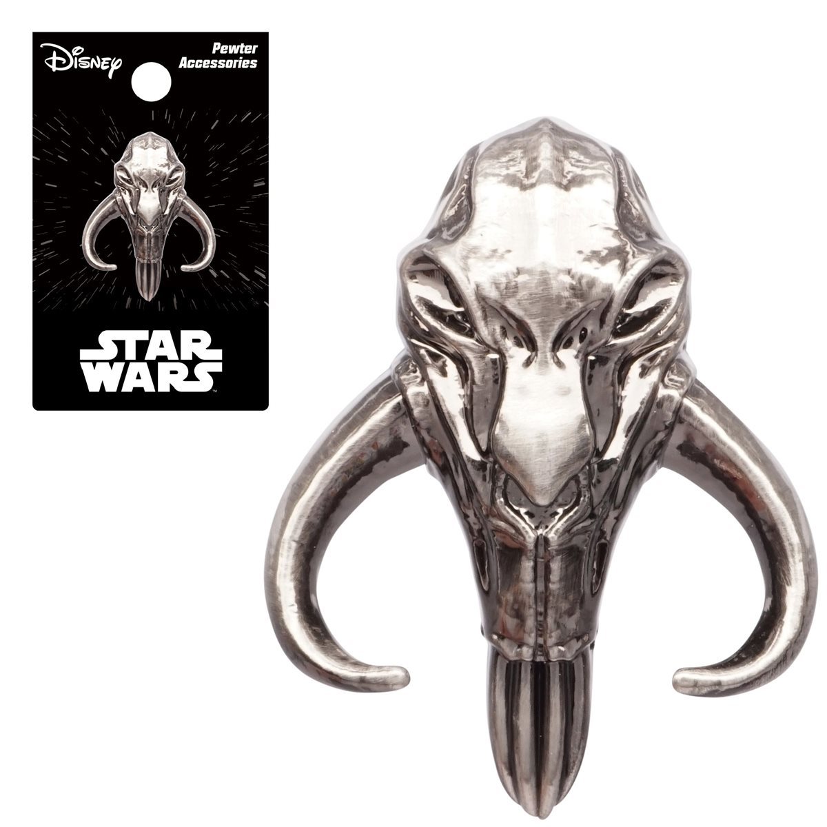 Star Wars: The Mandalorian: Mythosaur Skull Signet Pewter Lapel Pin