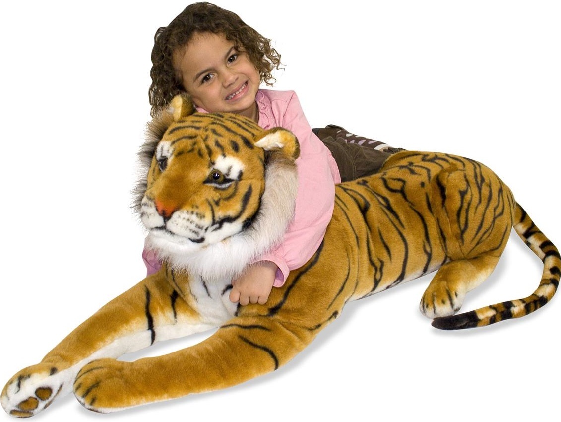 Melissa & Doug: Tiger Giant Stuffed Animal Plush image