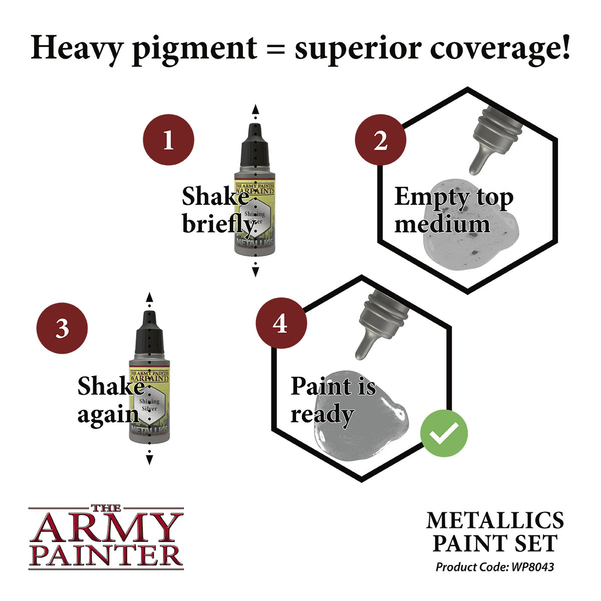 Army Painter: Warpaints - Metallics Paint Set image