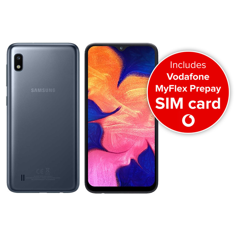 Samsung Galaxy A10 (2019) 32GB Black - Vodafone Locked image