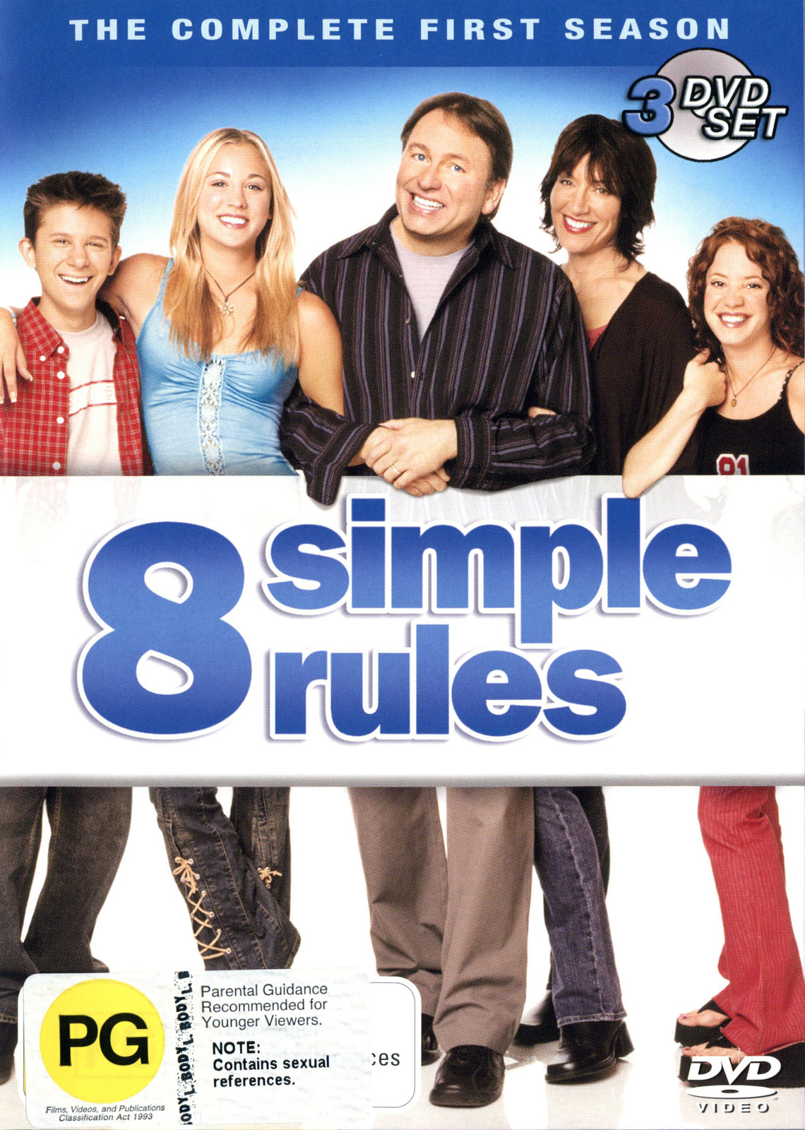 8 Simple Rules - Complete Season 1 (3 Disc Set) on DVD image