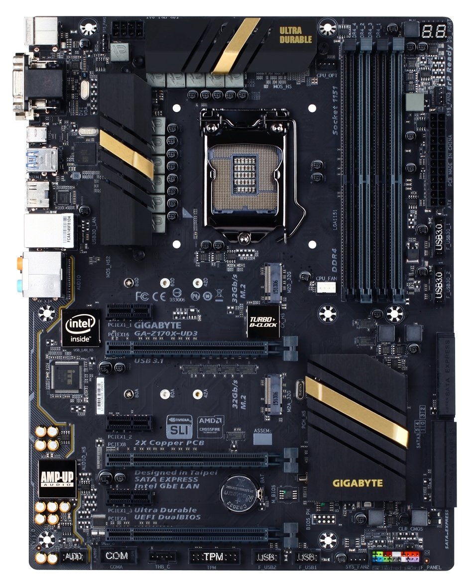 Gigabyte Z170X-UD3 Motherboard image