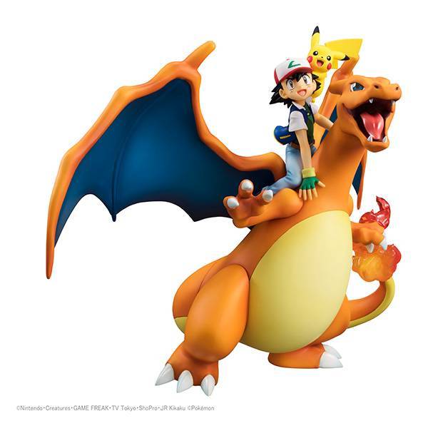 Pokemon: G.E.M. - Satoshi (Ash) & Pikachu & Charizard