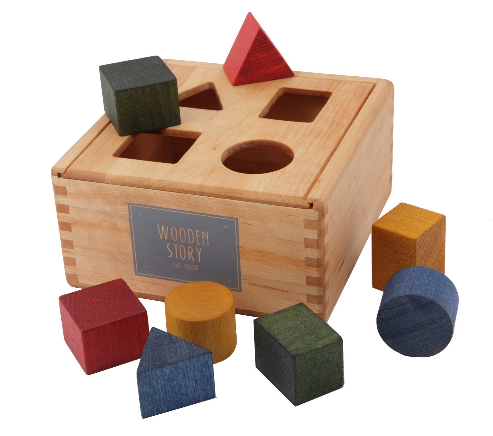Wooden Story Shape Sorter image