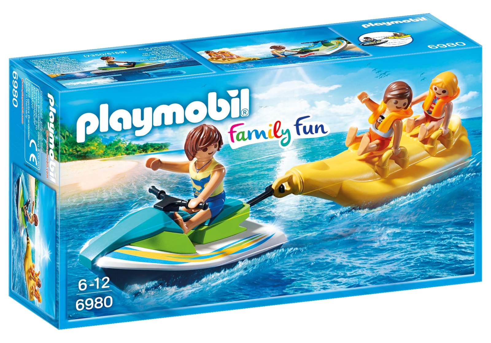 Playmobil: Family Fun - Watercraft with Banana Boat image