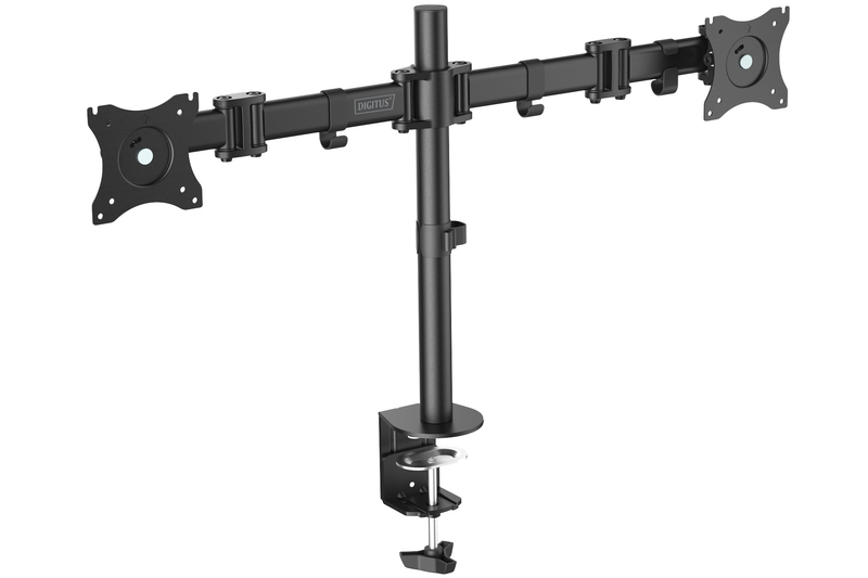 Digitus 15-27" Dual Monitor Stand with Clamp Base image