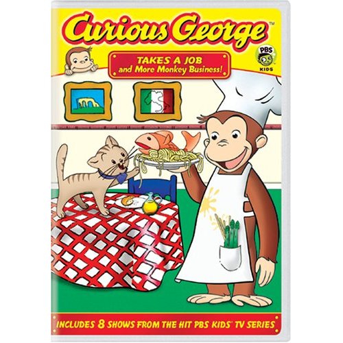 Curious George - Vol. 3: Takes A Job And More Monkey Business! on DVD image