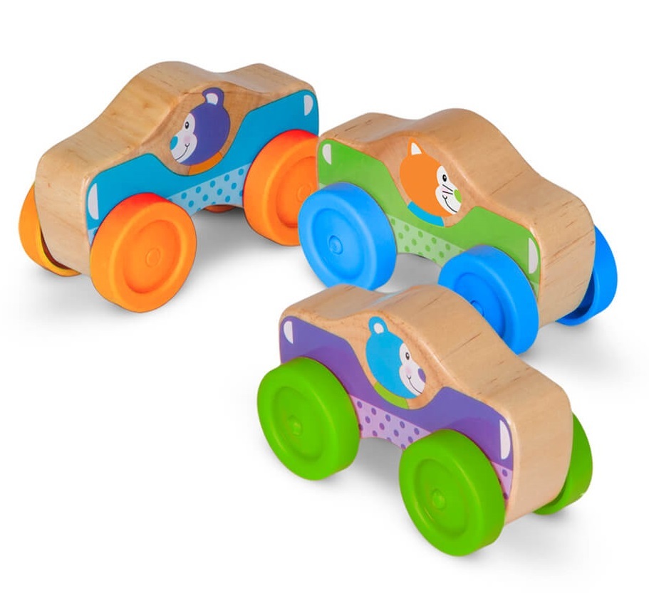 Melissa & Doug: Animals Stacking Cars image