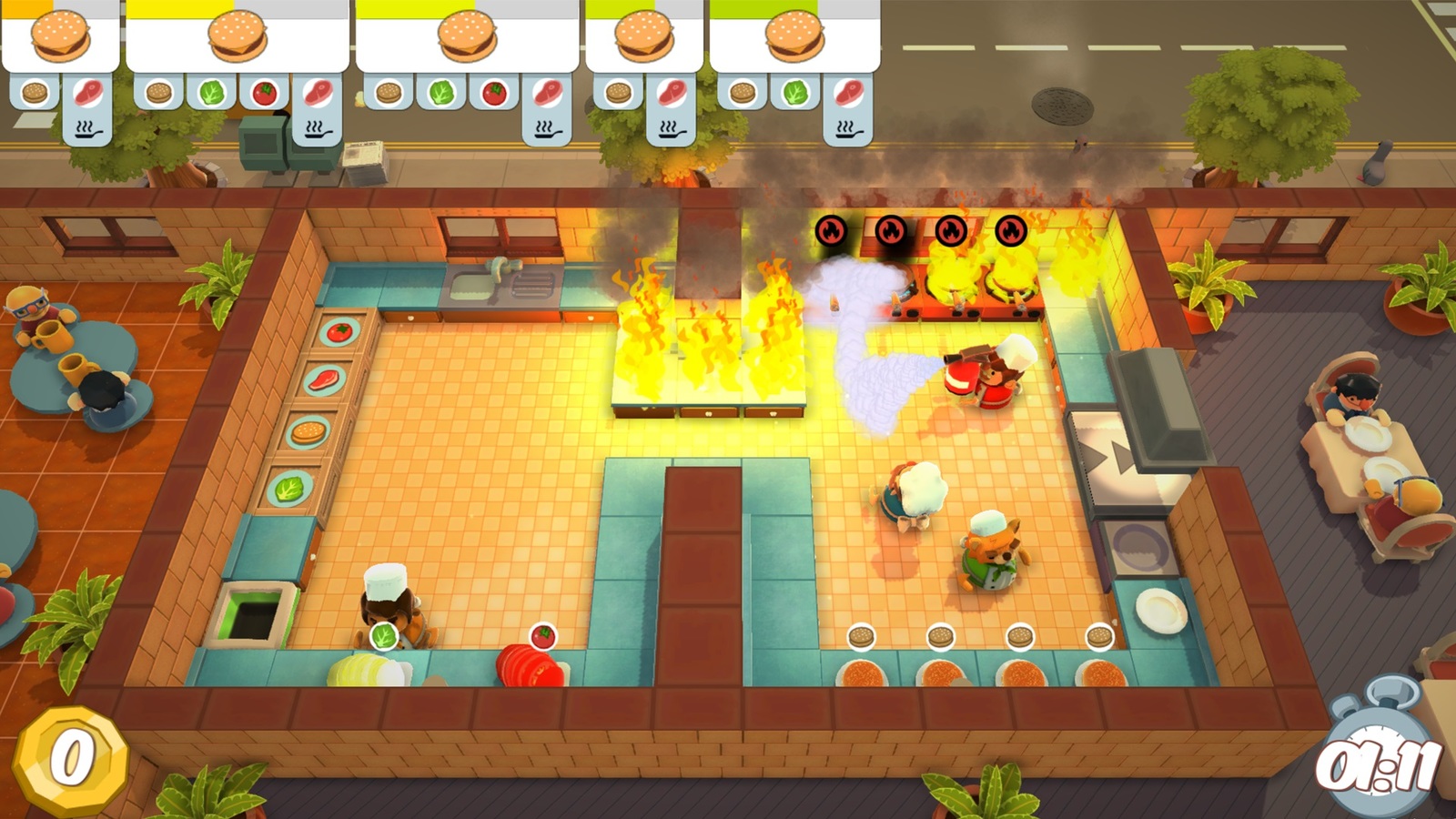 Overcooked Gourmet Edition for PS4 image