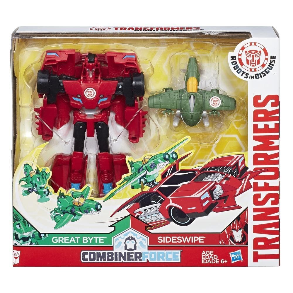 Transformers Robots In Disguise Activator Combiner Pack - Great Byte & Sideswipe image