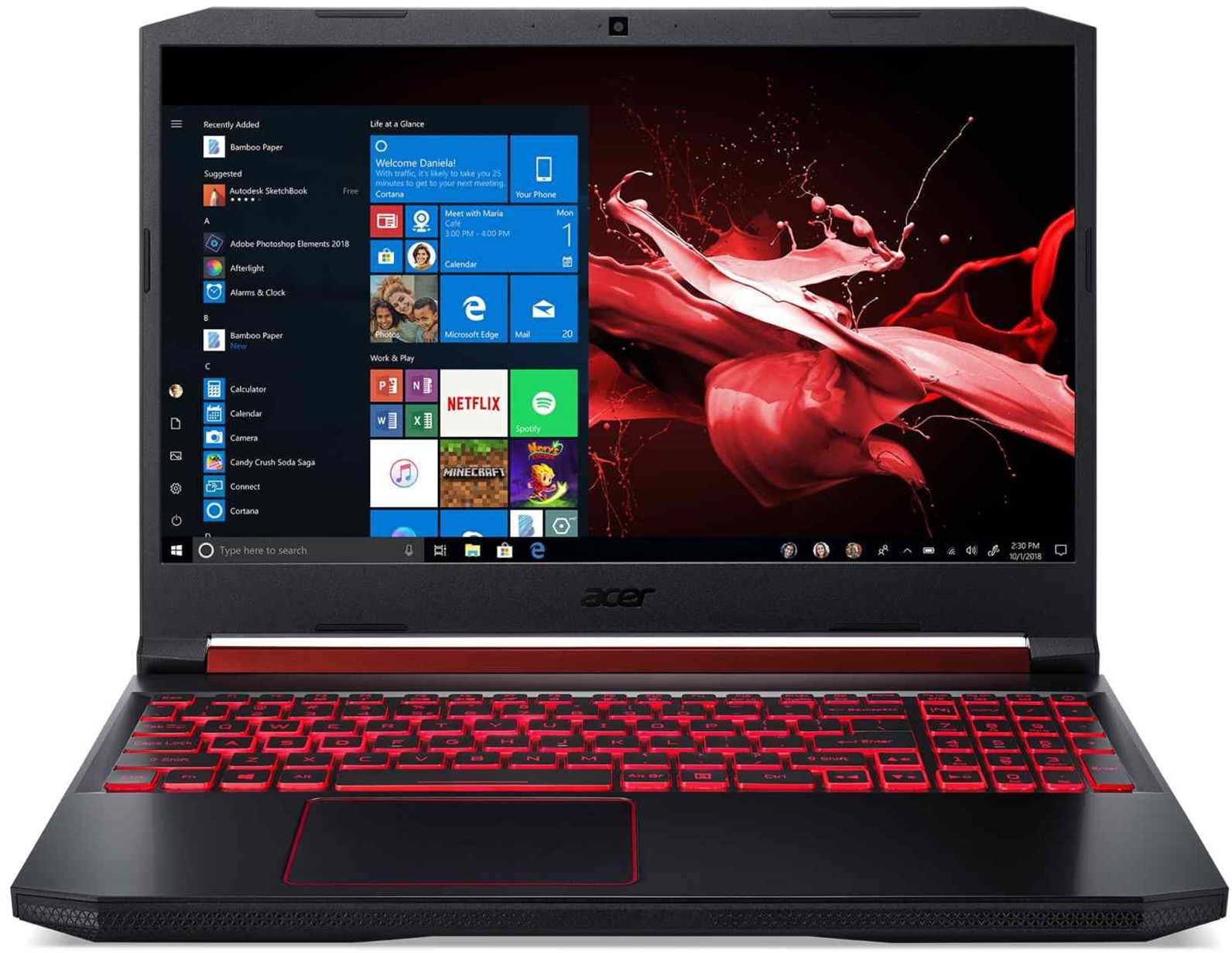 15.6" Acer Nitro 5 i5 8GB 256GB SSD 144Hz Gaming Laptop image