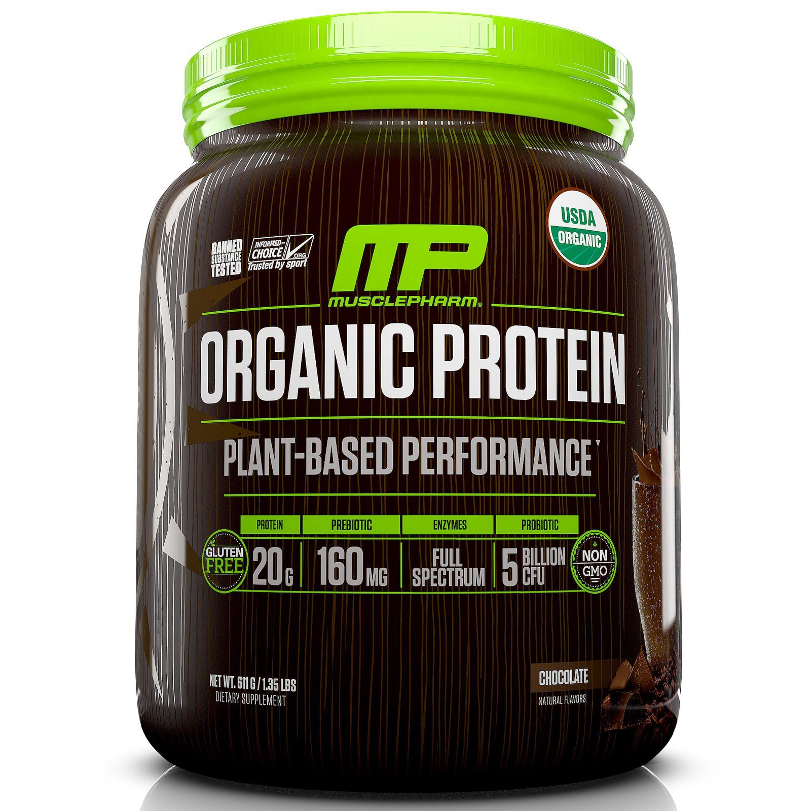 Buy MusclePharm Plant Based Organic Protein Powder at Mighty Ape NZ