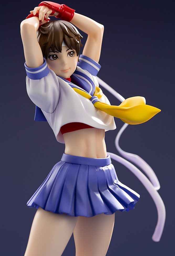 Street Fighter Bishoujo: 1/7 Sakura -Round 2- PVC Figure image