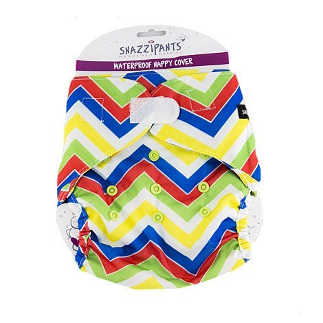 Snazzipants Reusable Nappy Pull Cover - Multi Chevron image